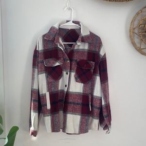 Plaid shacket